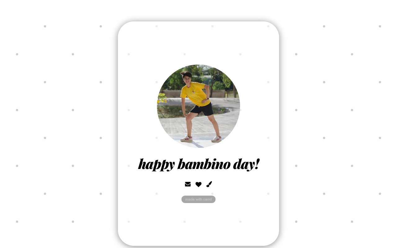 Carrd profile picture for @bambino